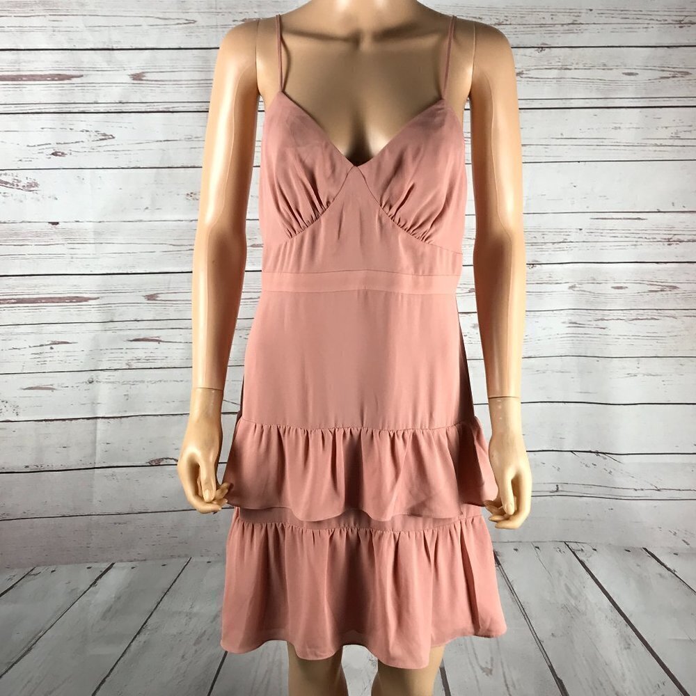 J.CREW Coral Tiered Mini Dress NEW 10